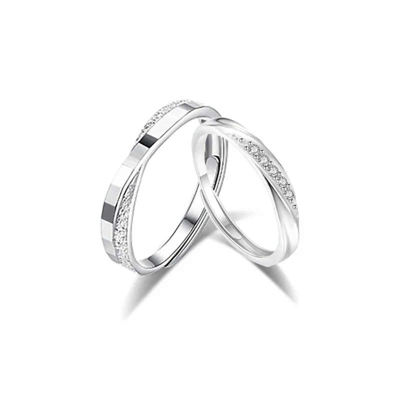Love Jewelry 999 Fine Silver Rings Unisex-0