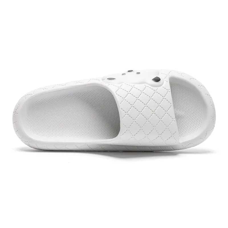 Soft Soft And Cute Round Tip Bear Slippers Summer Home Squashy And Bouncy Feeling Slippers-29