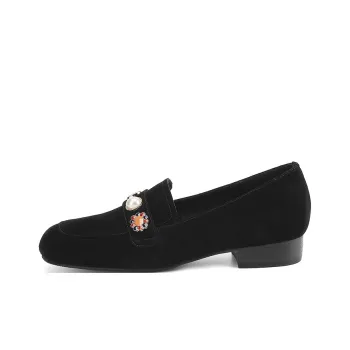XICUNMINGWU Loafers Women's Black