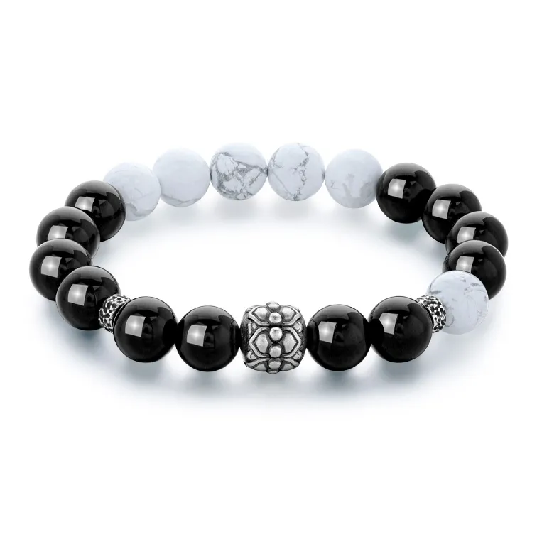 Lao Feng Xiang 999 Fine Silver Bracelets Men's-0