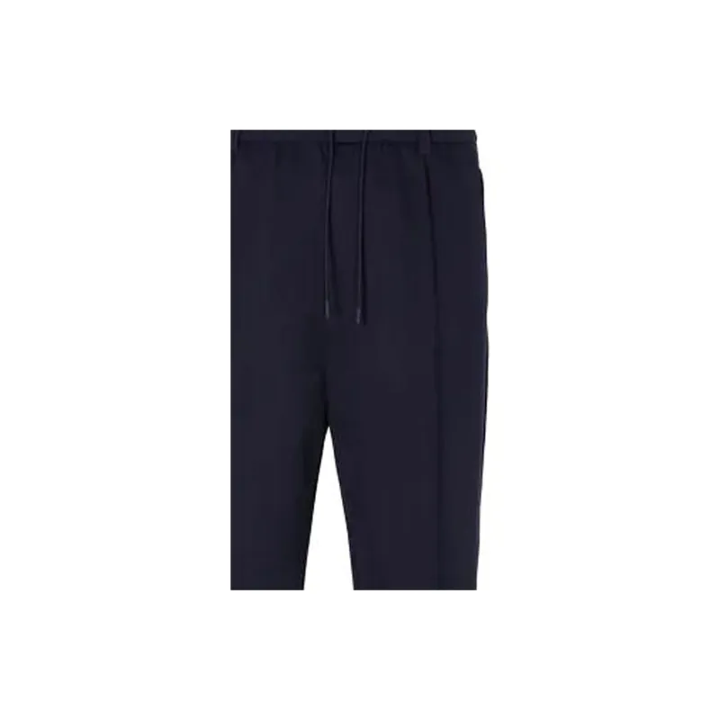 EMPORIO ARMANI Tapered leg Jersey Track Pants-4