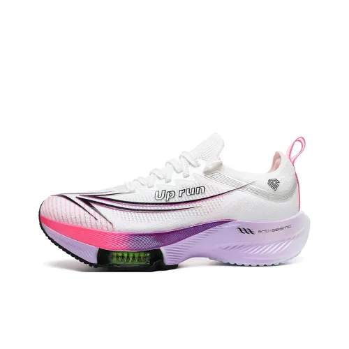 Up Run Extraordinary Arrow MAX Running Shoes Unisex White Magenta