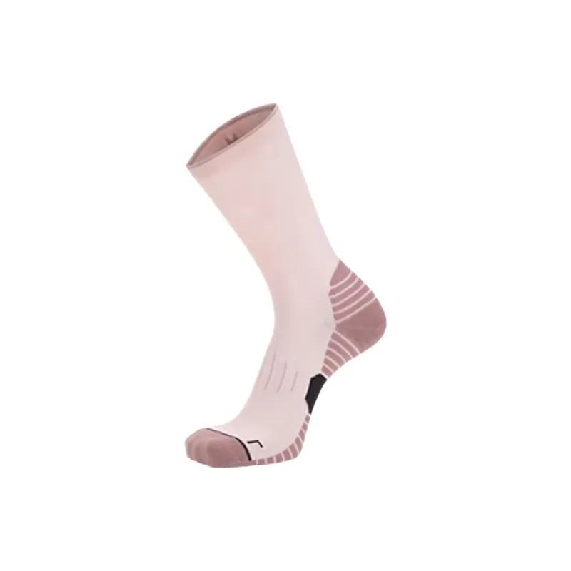 HOKA ONE ONE LIFESTYLE ATHLETIC CREW SOCK Mid Calf Socks Unisex 1 Pack Pearl Pink-0