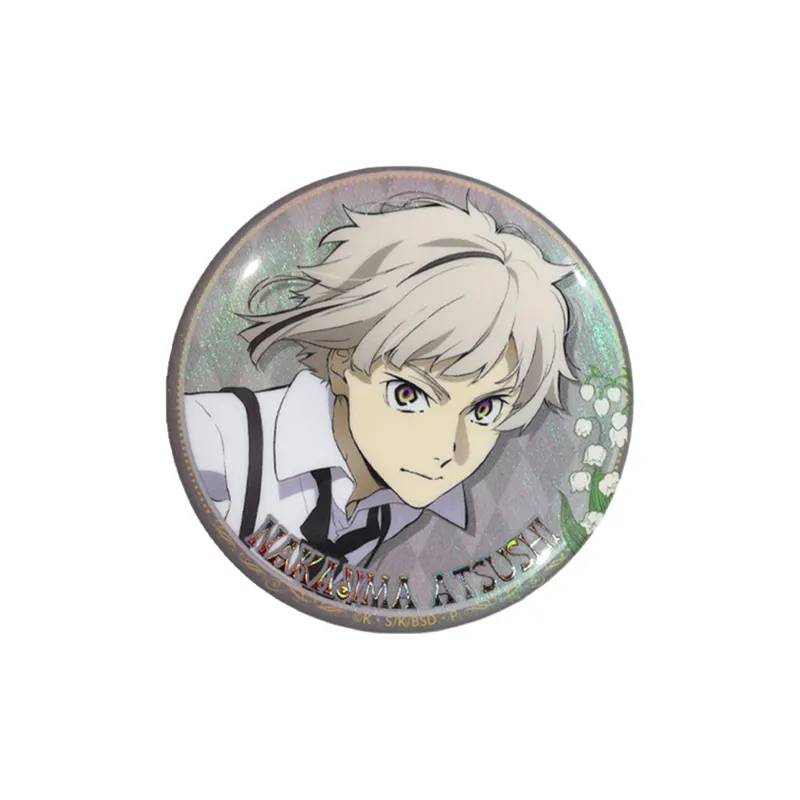 BOOM COMIC Bungo Stray Dogs S4 Brushed Gold Badges-0