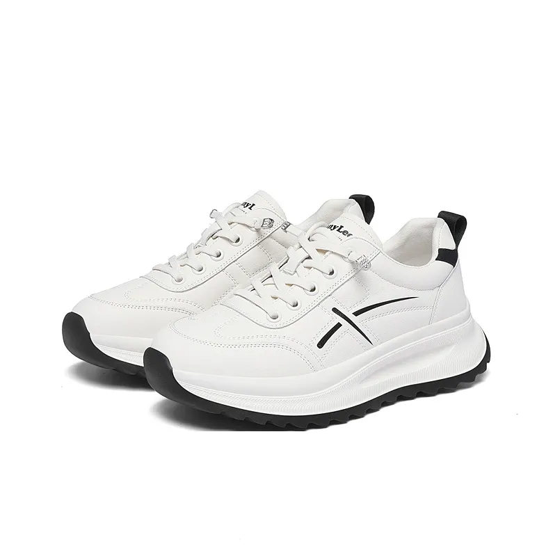 Golden Silk Rabbit Anti Slip And Wear Resistant Height Increasing Cushioning Low Top Casual Shoes Women's-7