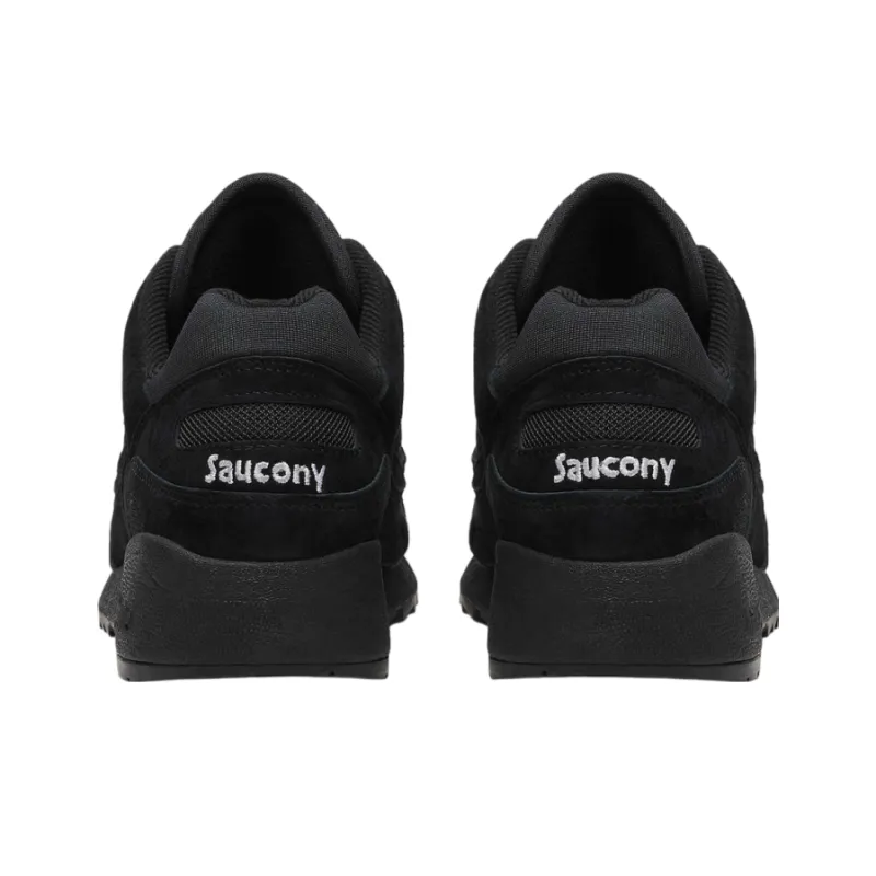 Saucony Shadow 6000 Black White Tongue Logo-3