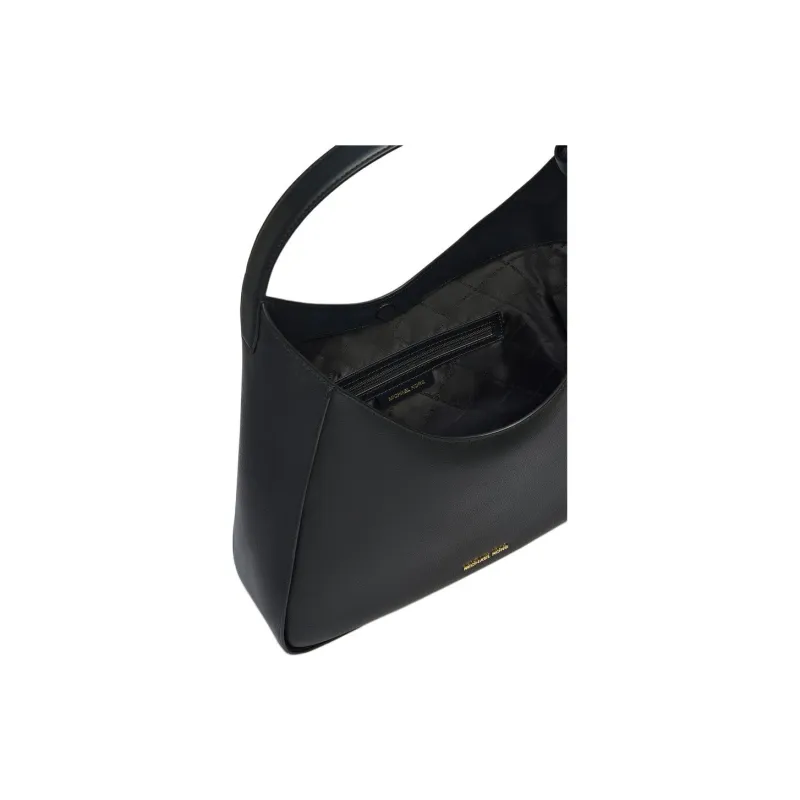 MICHAEL KORS Cow Leather HOBO Shoulder Bag Large Size Women's Black-3