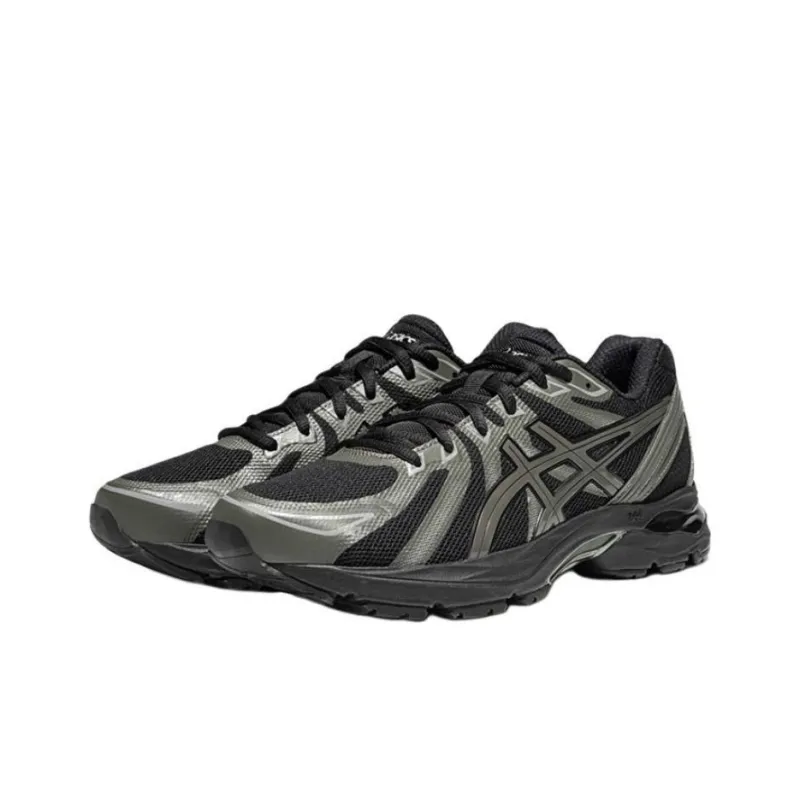 Asics Gel Flux CN Cushioned Wear Resistant Breathable Rebound Low Top Running Shoes Men's Black-1
