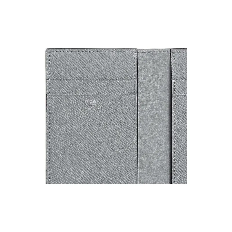 HERMES MC² Euclide Epsom Calfskin Card Holder Women's Pantin Gray-2