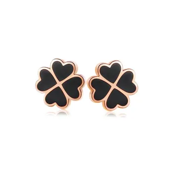 Supreme Love S925 Silver Stud Earrings Women's