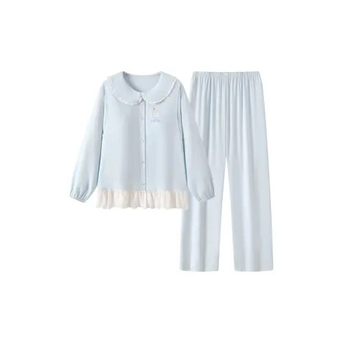 Maultiay Pajama Set Women's Blue