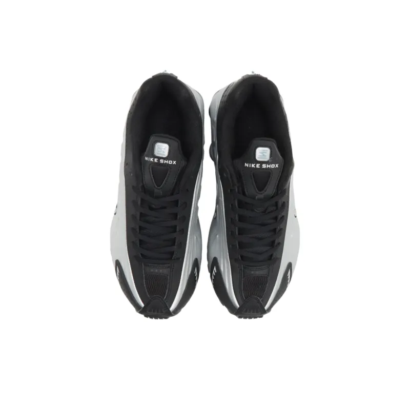 Nike Shox R4 Metallic Silver Black Psychic Blue-2