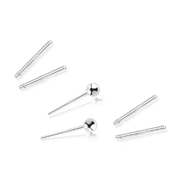 COPI S999 Fine Silver Stud Earrings Unisex-3
