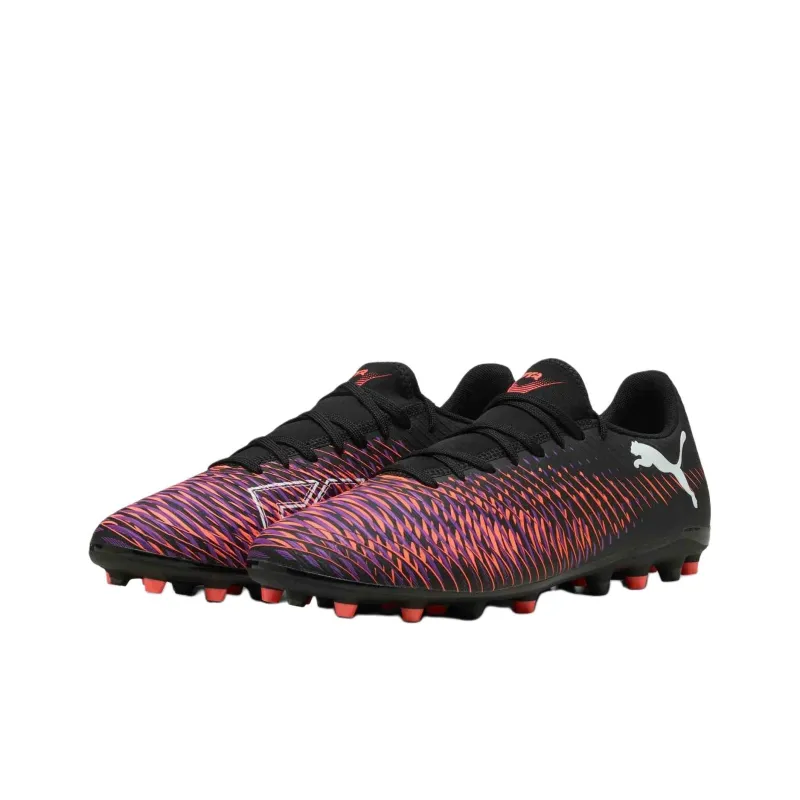 PUMA FUTURE 8 MG Rubber Short Studs Support Lightweight Soccer Shoes Unisex Black-2