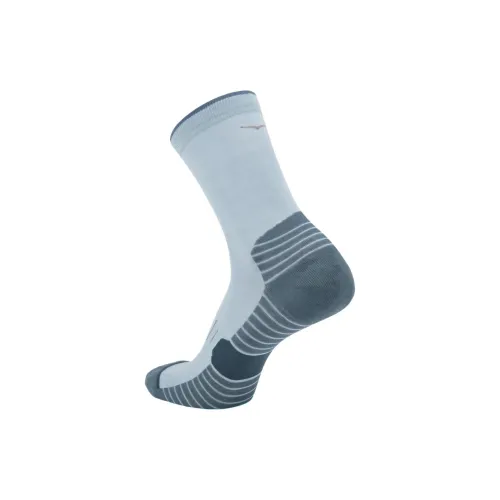 HOKA ONE ONE LIFESTYLE ATHLETIC CREW SOCK Mid Calf Socks Unisex 1 Pack Crystal Stone Blue