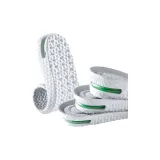 White Gray[1 Pack 1.5cm]Air Cushion Height Increasing Socks