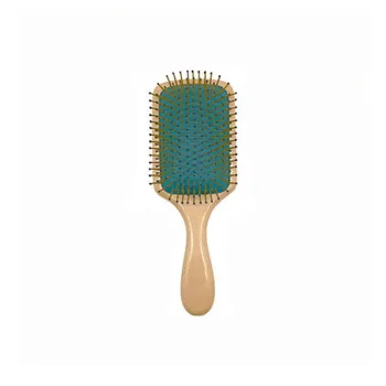 XIBI High-End Air Cushion Comb Oval Smooth Commute With Travel Bag Beech Wood Massage Head