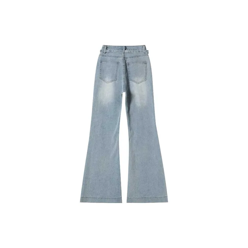 FAWENXIANGZI Jeans Women's Blue-4