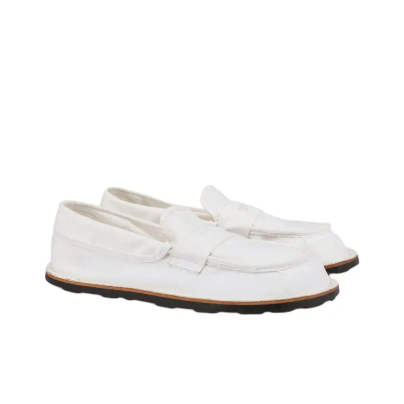 MOSCHINO Round Toe Slip On Loafers-2
