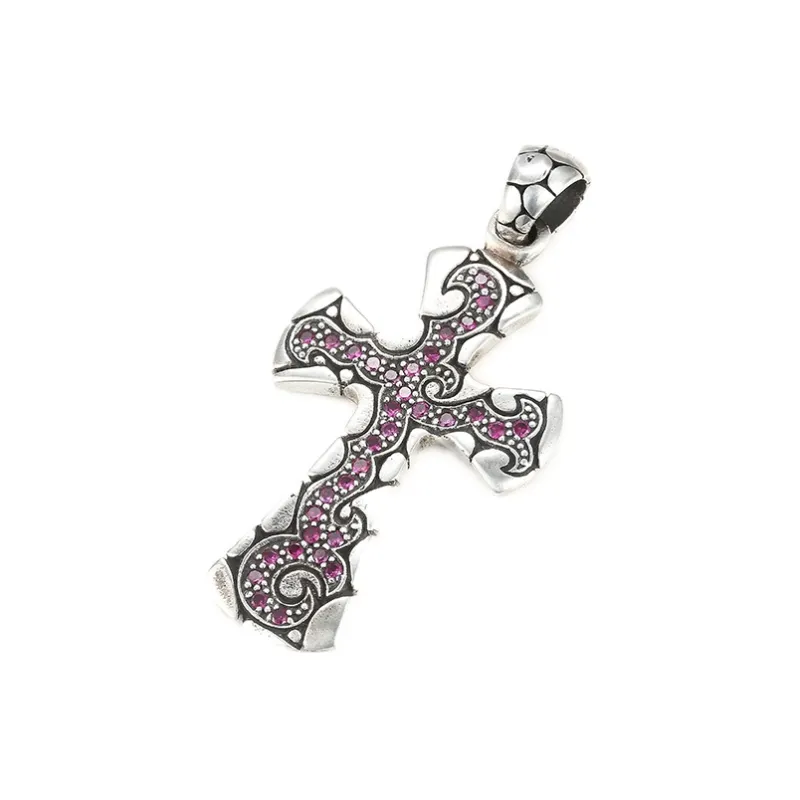 The Next Life 925 Sterling Silver Synthetic Cubic Zirconia Pendant Unisex-0