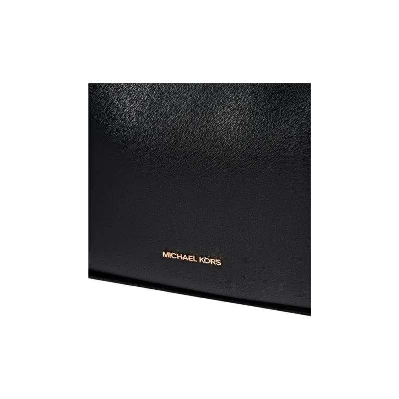 MICHAEL KORS Cow Leather HOBO Shoulder Bag Large Size Women's Black-2