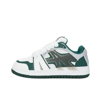 Acupuncture LOLA SNEAK Slip-Resistant Low-Top Skateboard Shoes Unisex White Green