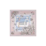 Flower Garden Saddles, Dusty Blue Pink
