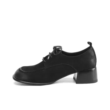 XICUNMINGWU Casual Single Shoes 4.4cm Women's Black