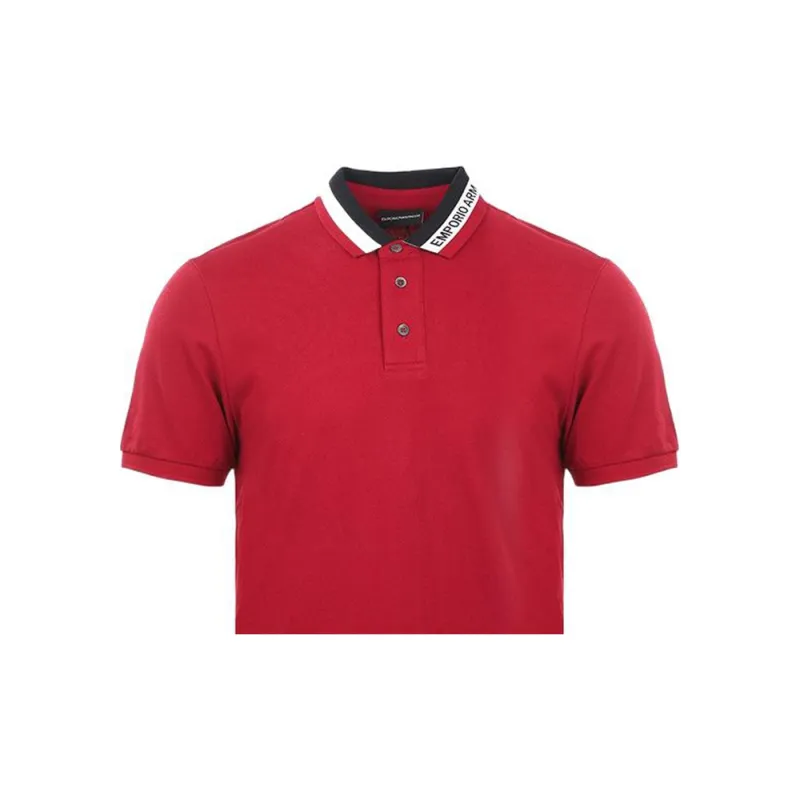 EMPORIO ARMANI Polo Shirts Men Red-3