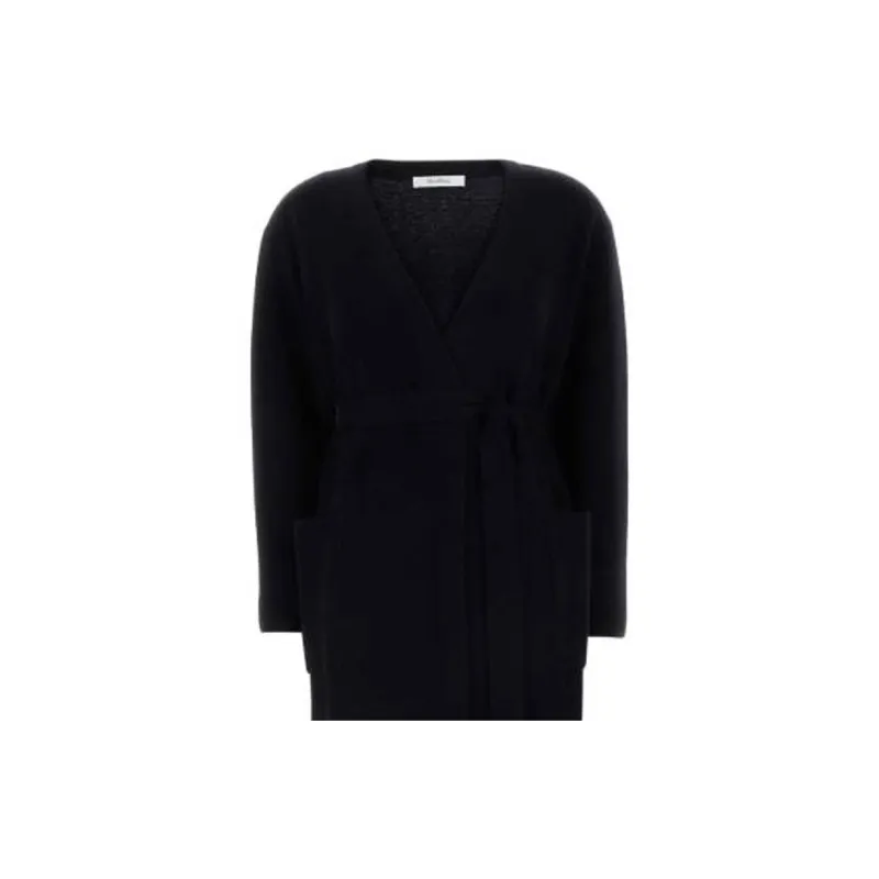 MaxMara Gestro V Neck Belted Cardigan-2