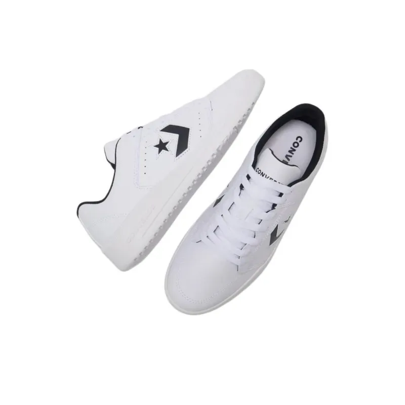 Converse Day One Court Anti Slip Wear Resistant Low Top Skateboard Shoes Unisex White Black-2