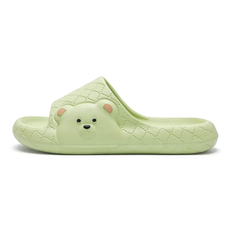 Soft Soft And Cute Round Tip Bear Slippers Summer Home Squashy And Bouncy Feeling Slippers-18