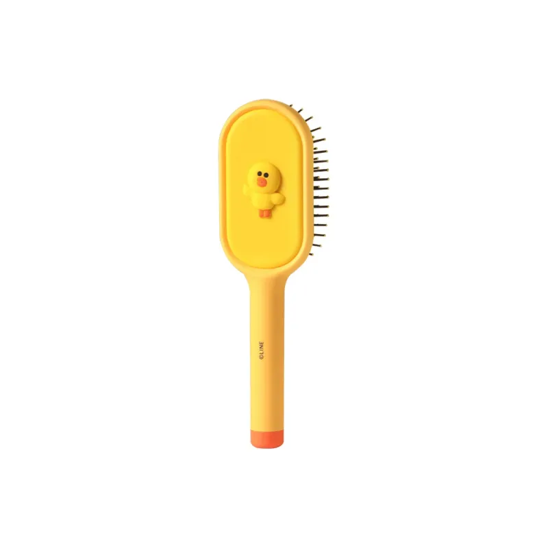 QILIN x LINE FRIEDNS Oval Massage Air Cushion Comb Straight Hair Smooth And Non Tangle, High Hairline Comb-11