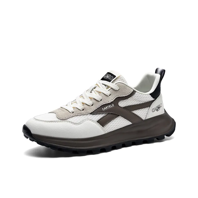 CARTELO Cushioning Height Increase Low Top Casual Shoes Men's-13