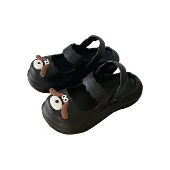 SHIGUDE Women's Slippers Women's, Black
