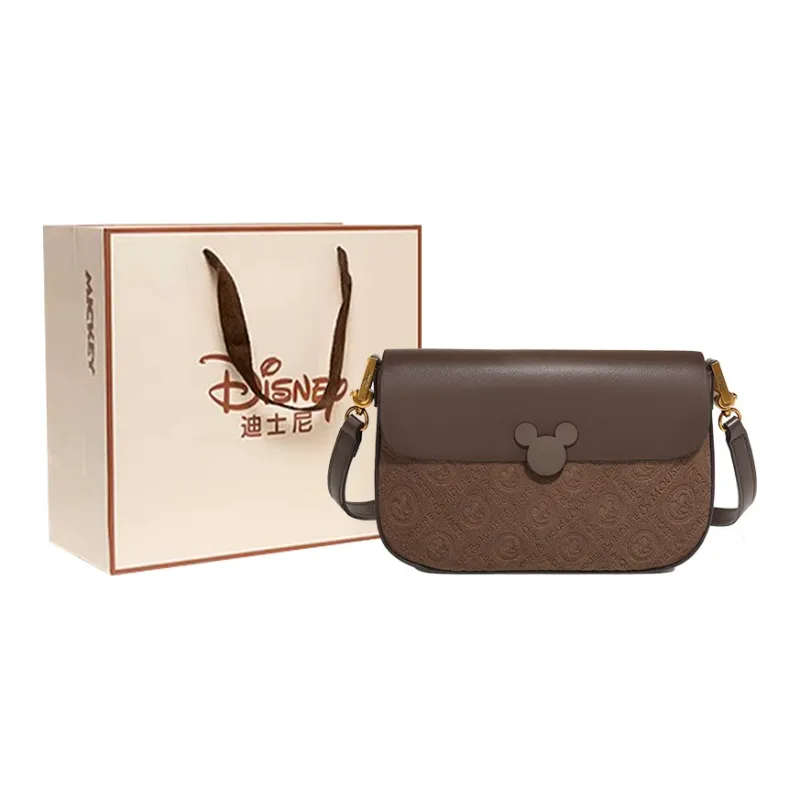 Disney Mickey Series PU Leather Crossbody Bag Regular Women's Brown-33