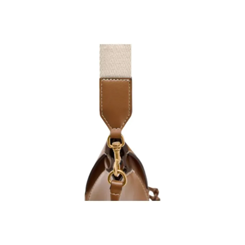ZARA PU Crossbody Bag Mini Women's Dark Brown Yellow-13