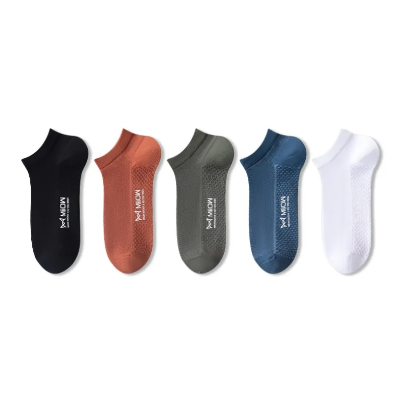 MIIOW Cool One Summer Series Ankle Socks Men's 5 Pack-56