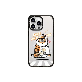 CASETIFY PC+TPU Material Bu2ma Lucky Landing Impact Resistant Phone Cases Compatibility IPhone 15/16/Pro/Pro/Ma Cartoon