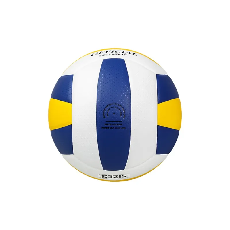 WITESS PU Surface Leather Size 5 Ball Volleyball Unisex Blue White Color Scheme-4