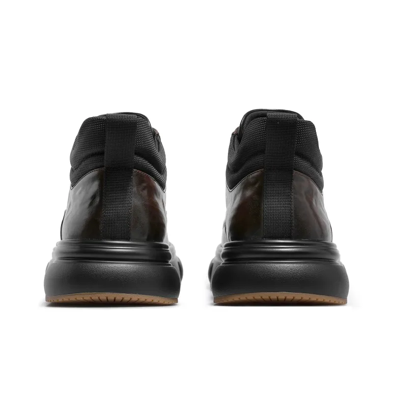 Desai Anti-Slip Wear-Resistant Mid-Top Skateboard Shoes Men's-13