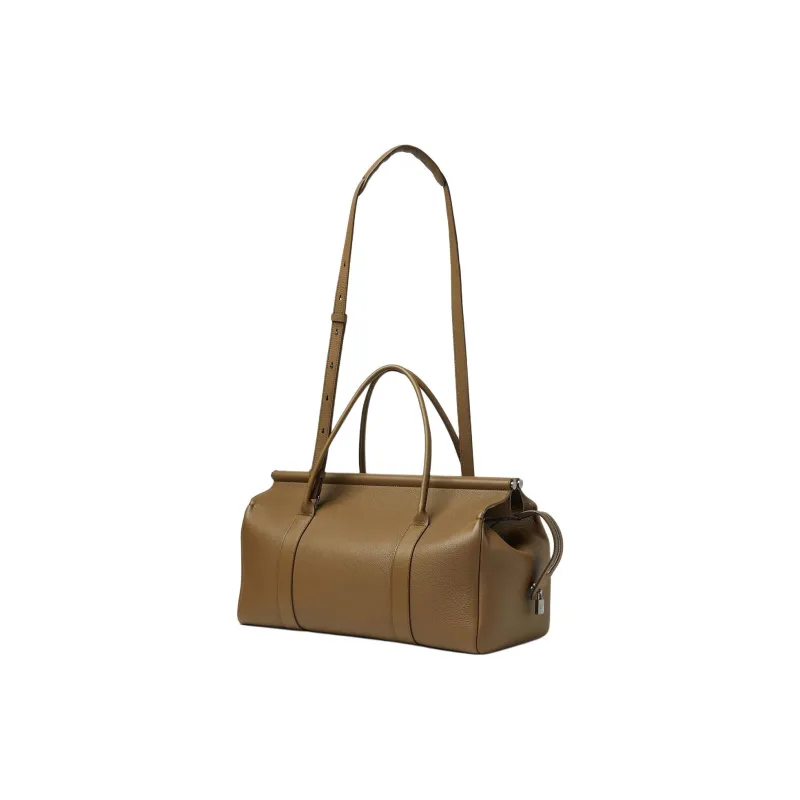 Loro Piana Cow Leather Shoulder Bag Crossbody Bag Handbag Women's Salted Caper Color-1