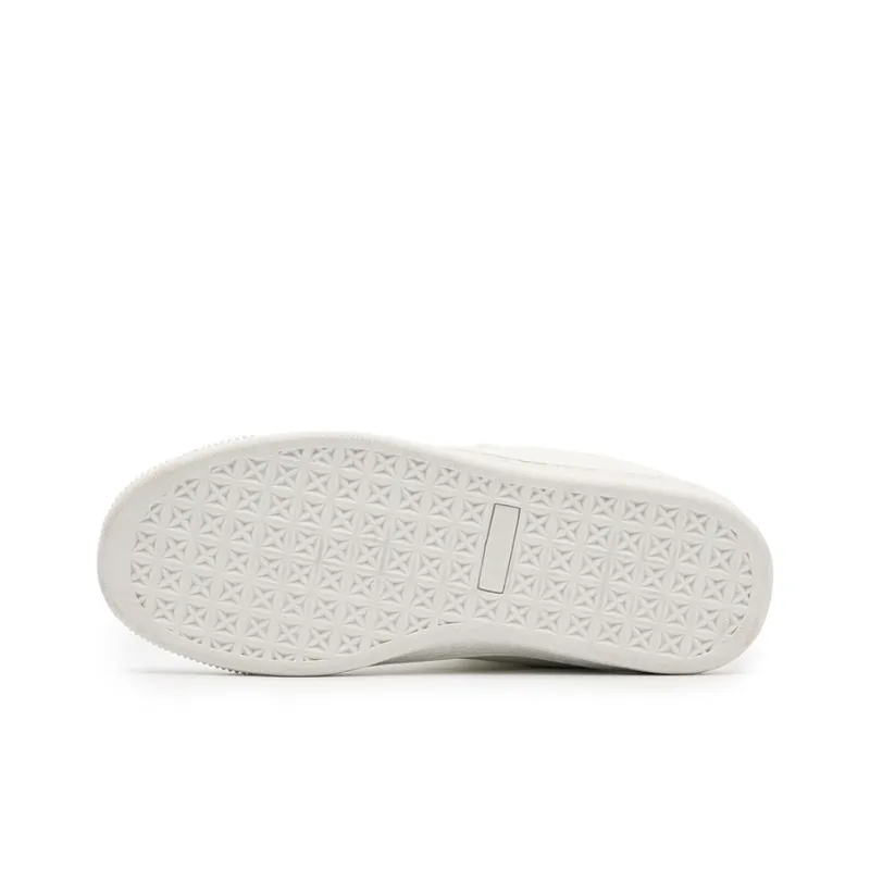 HUANAI Low-Top Skateboard Shoes Unisex Milk White-7