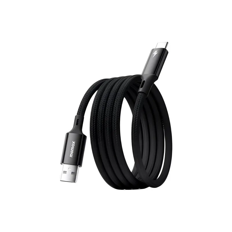 MOMAX DA60 USB-A To USB-C Creative Magnetic Self-Storage Design Cables-0