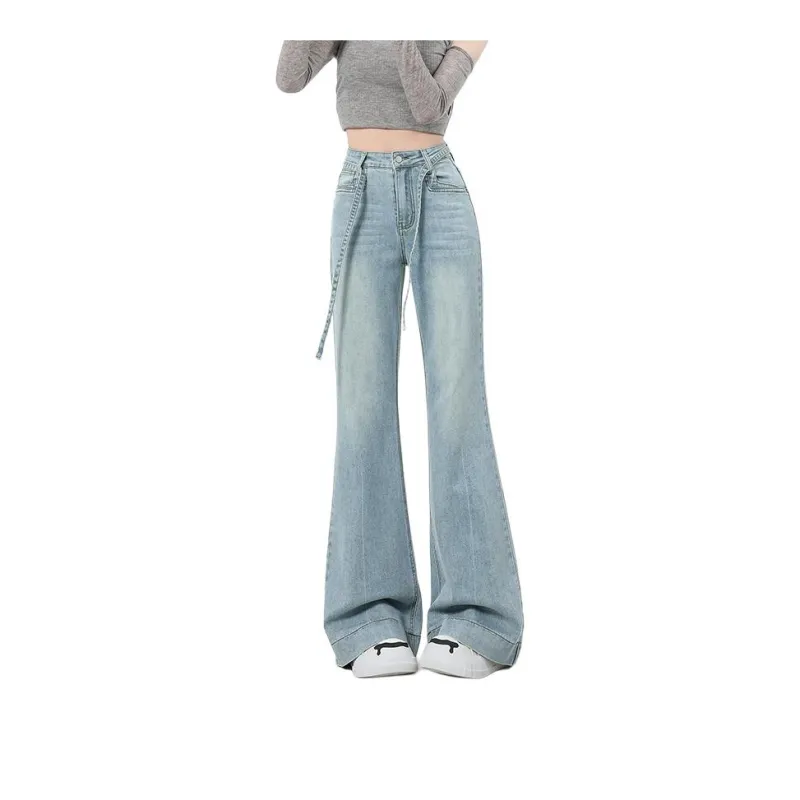 FAWENXIANGZI Jeans Women's Blue-5