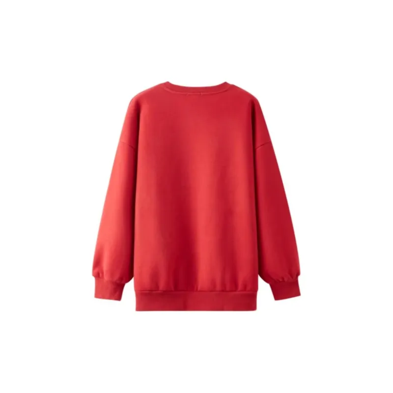 Three Blessings Sweatshirt Women's Red-1