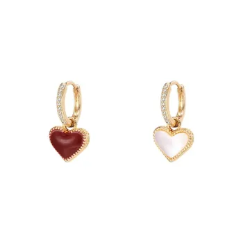 Peach Tea Alloy Earrings Women's