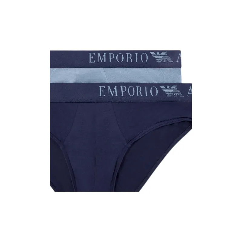 EMPORIO ARMANI Two pack Of Asv Soft touch Eco Viscose Briefs-3