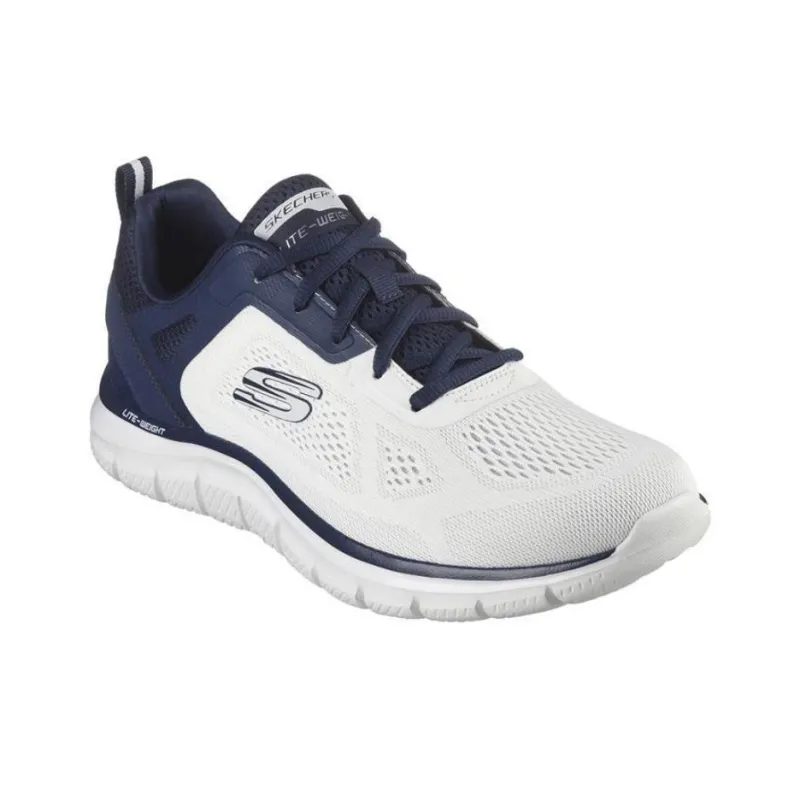 Skechers Track Breathable Support Low Top Casual Shoes Men's Ecru-2