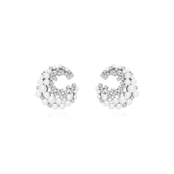 MCK Faux Pearl Earrings Women's